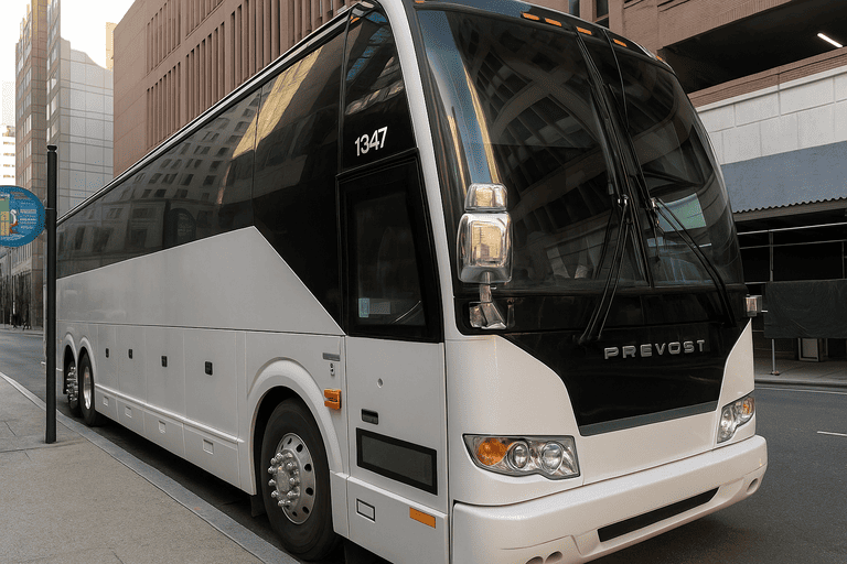a Bus Rental Company Huntington Beach coach bus