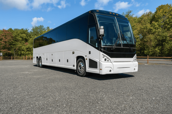 Bus Rental Company Huntington Beach 56 Passenger Charter Bus