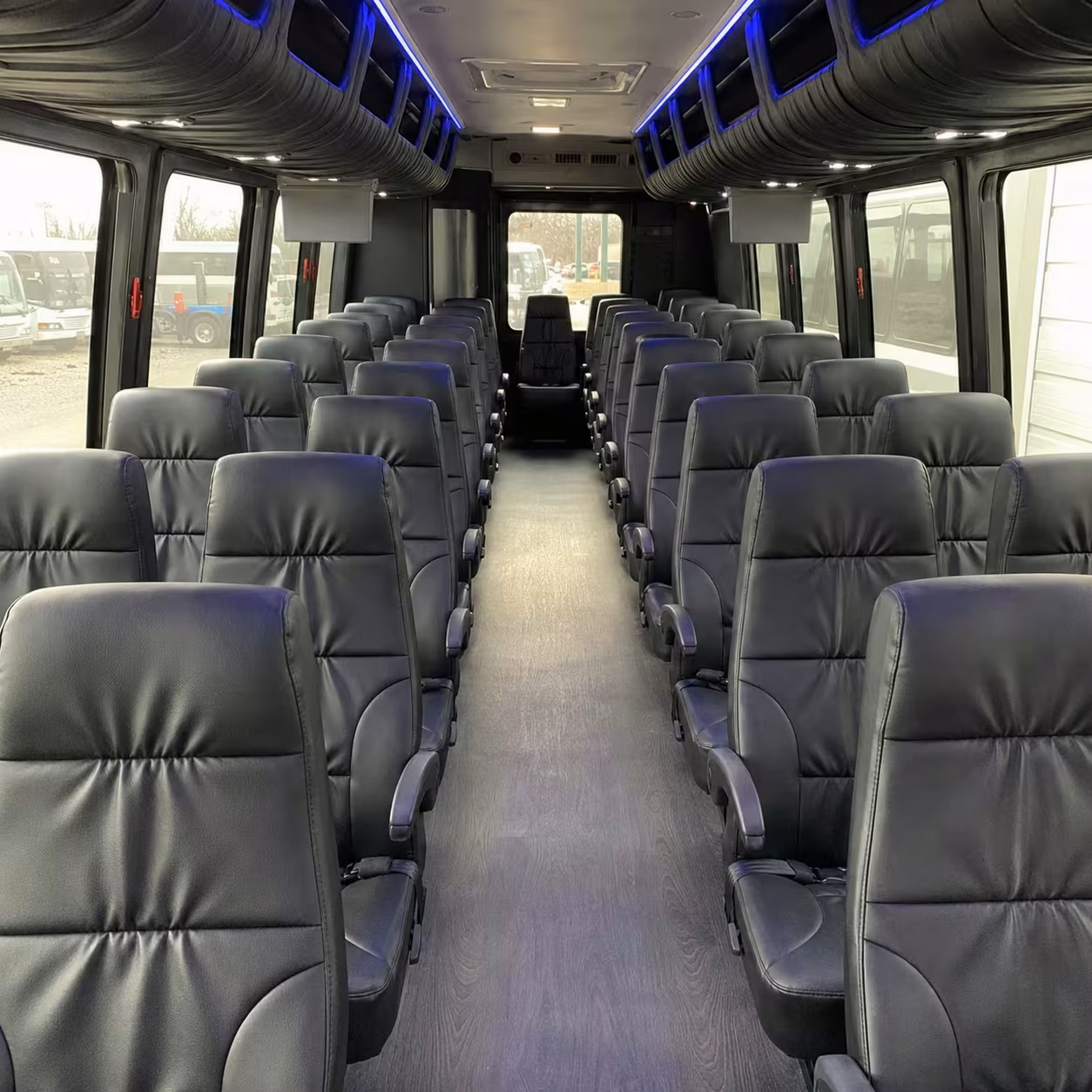 25 passenger minibus inside