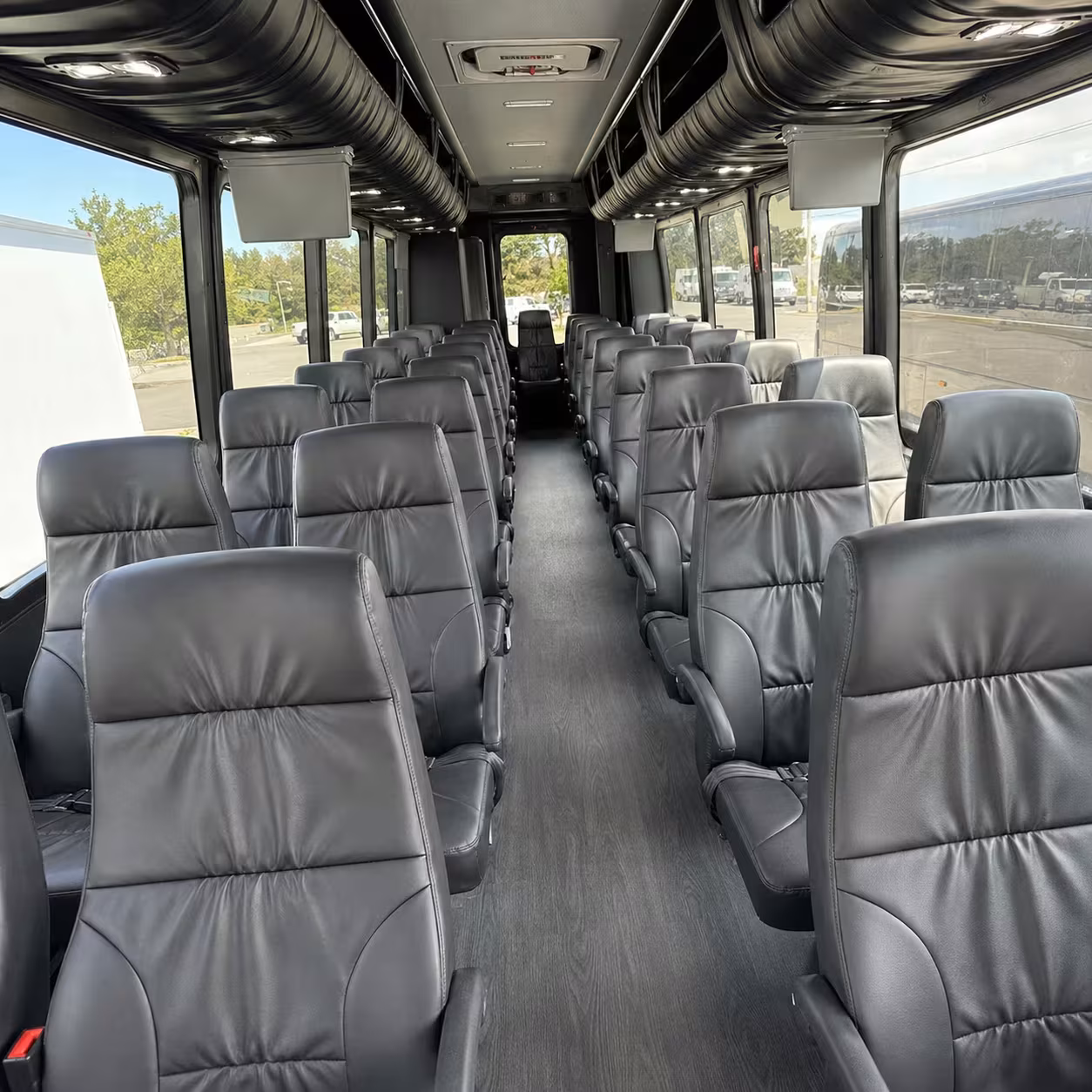 25 passenger minibus interior