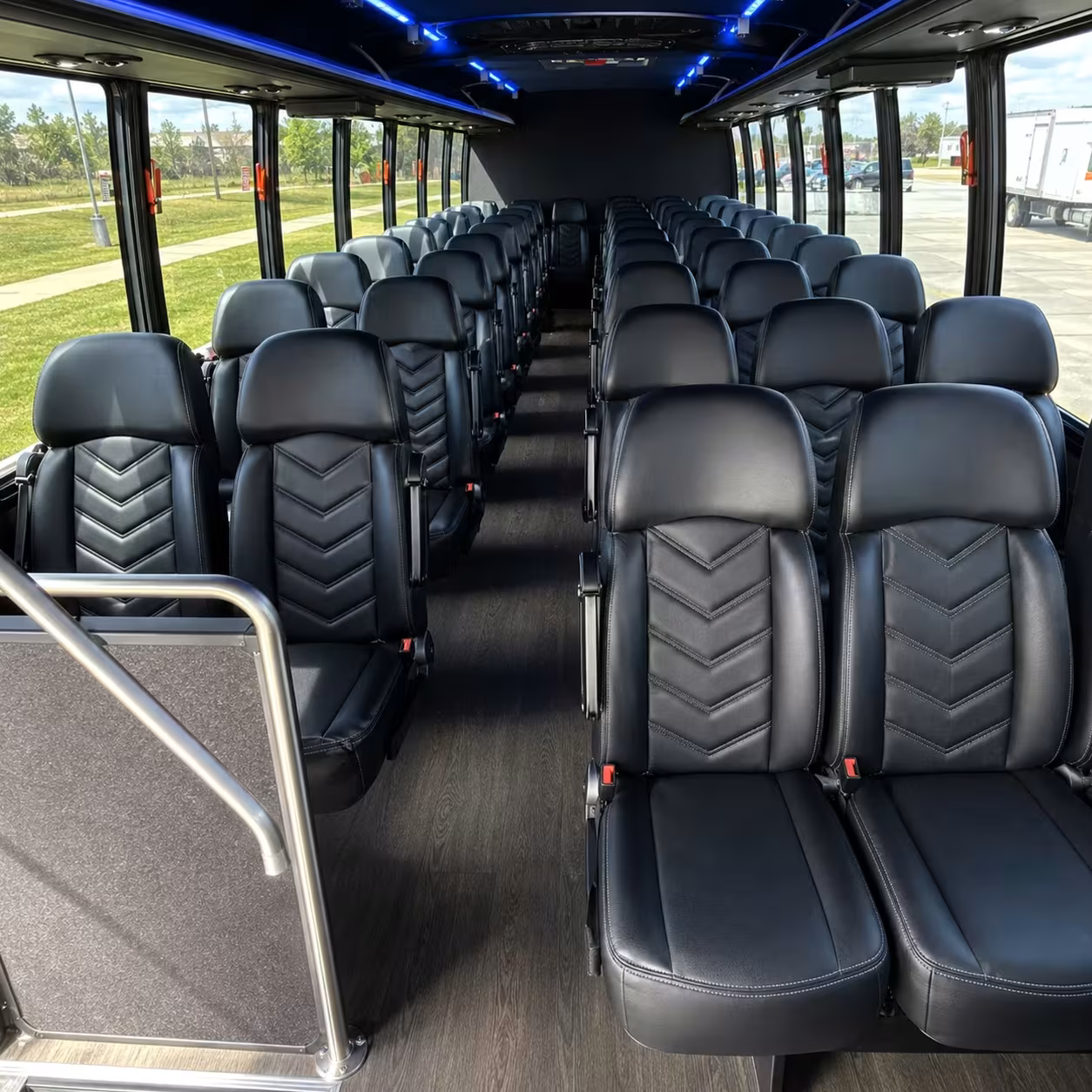 30 passenger minibus inside