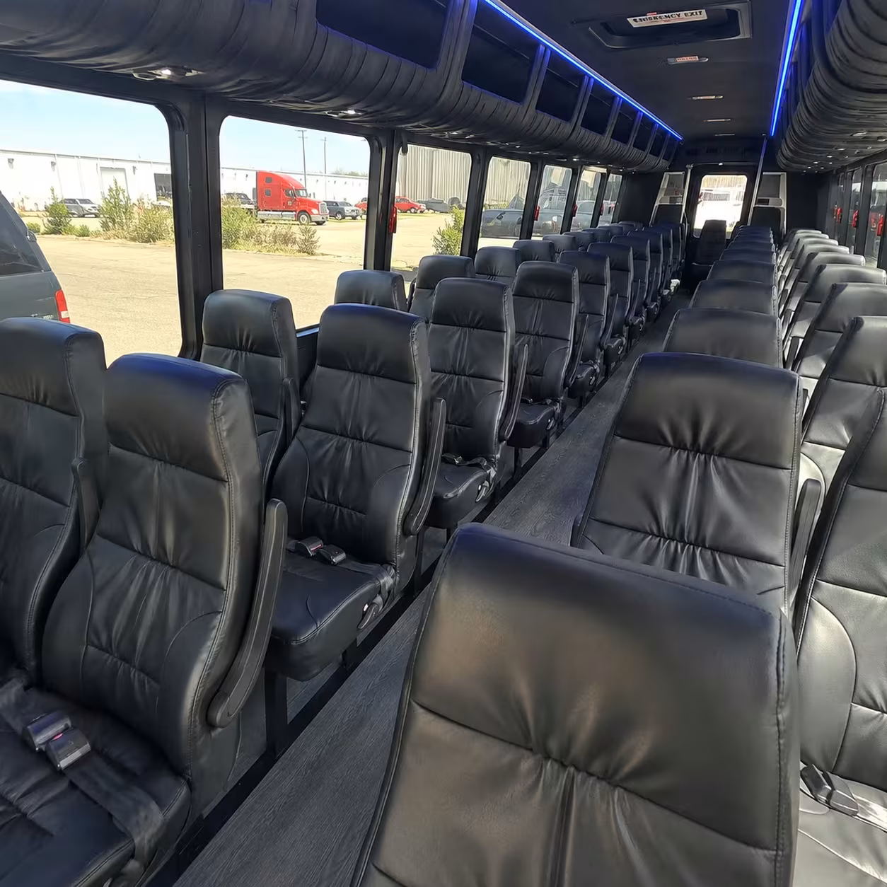 30 passenger minibus interior