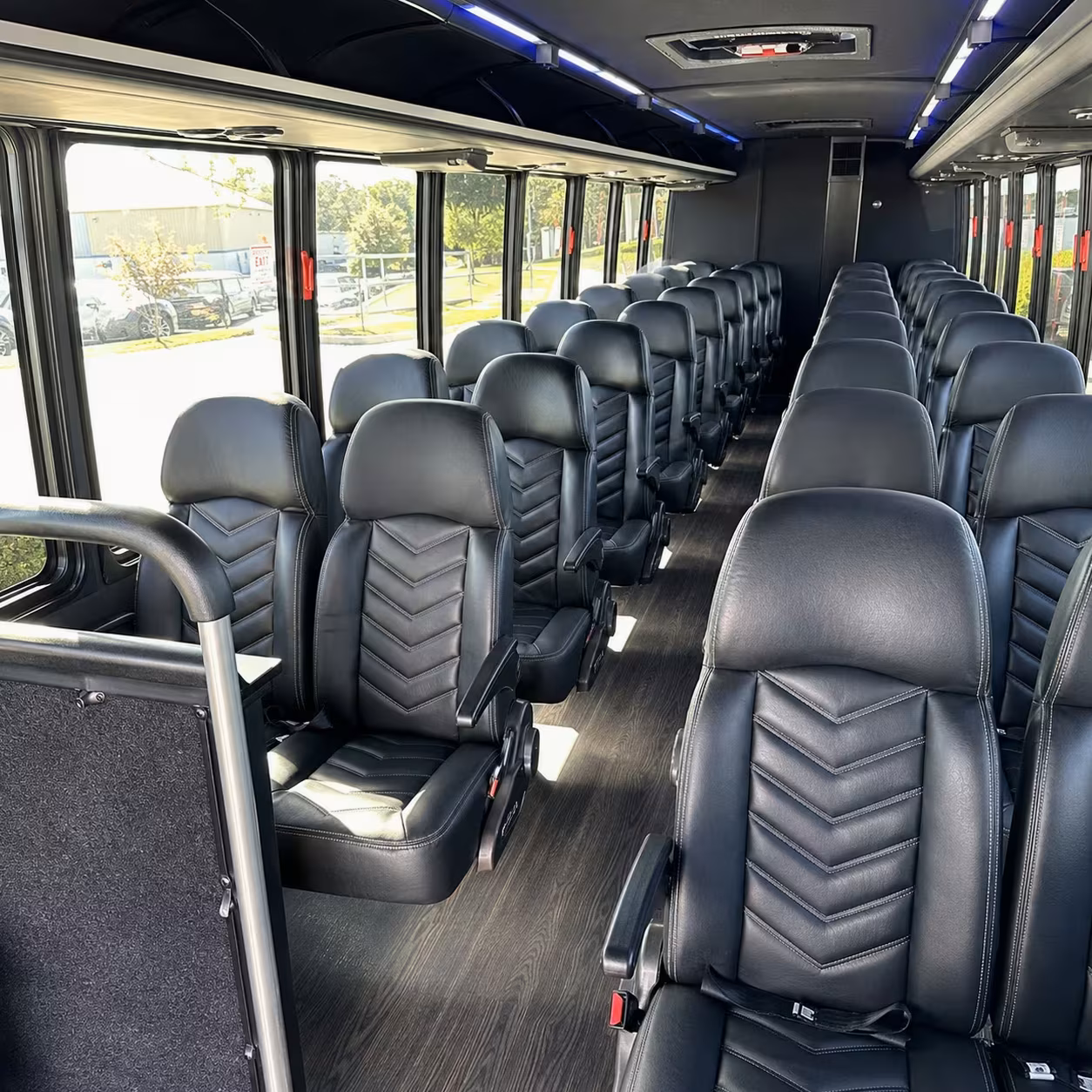 35 passenger minibus interior