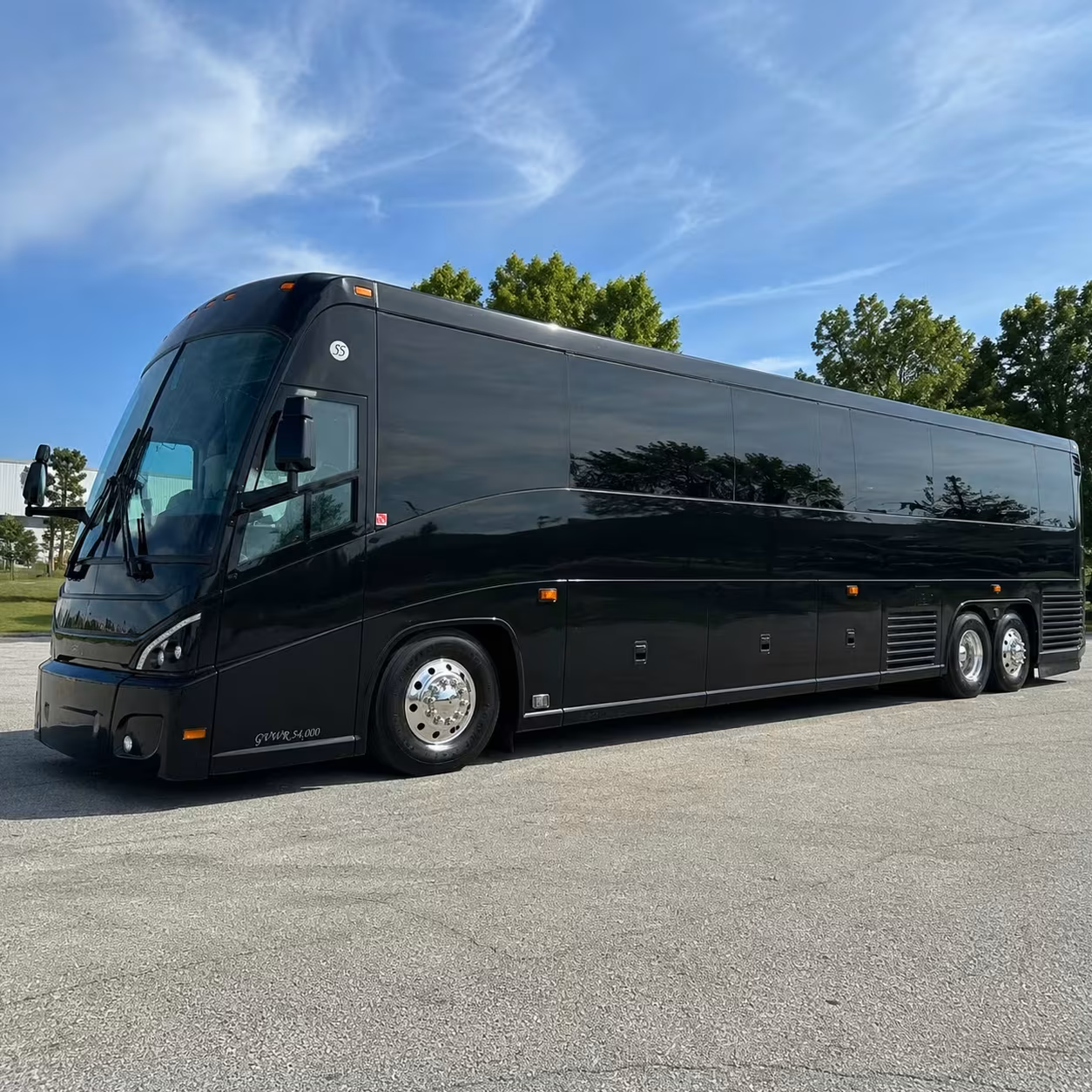 56 passenger charter bus