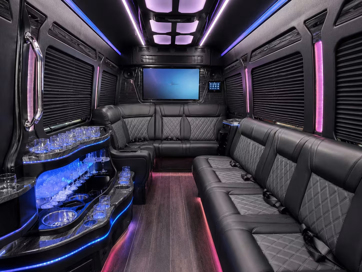 bus rental options for huntington beach trips