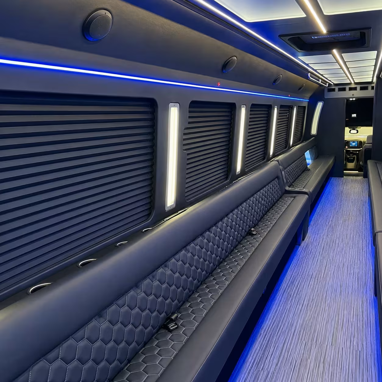 party bus interior