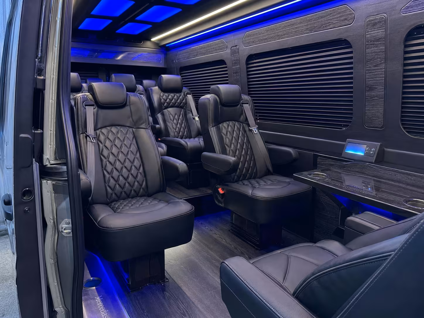 sprinter van transportation for groups and events across huntington beach