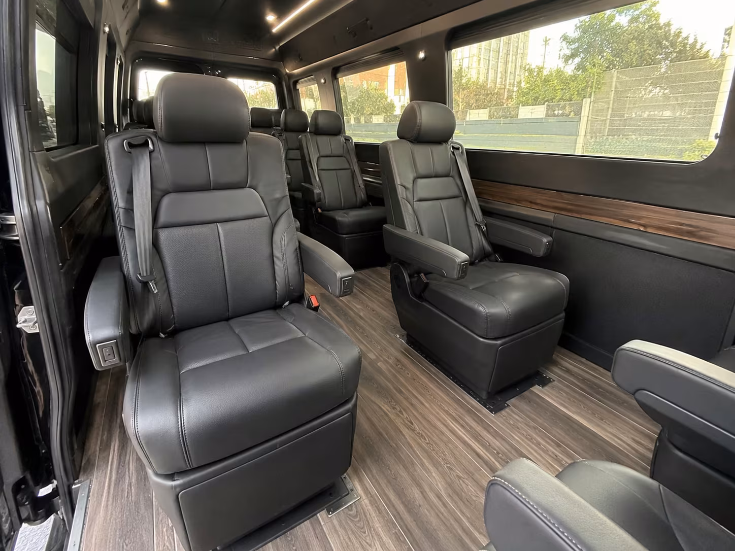 sprinter vans to motorcoaches for huntington beach employee shuttles